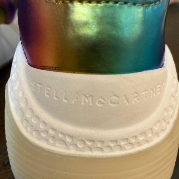 Stella McCartney Eclypse Metallic Rainbow Sneakers - Picture 11 of 13